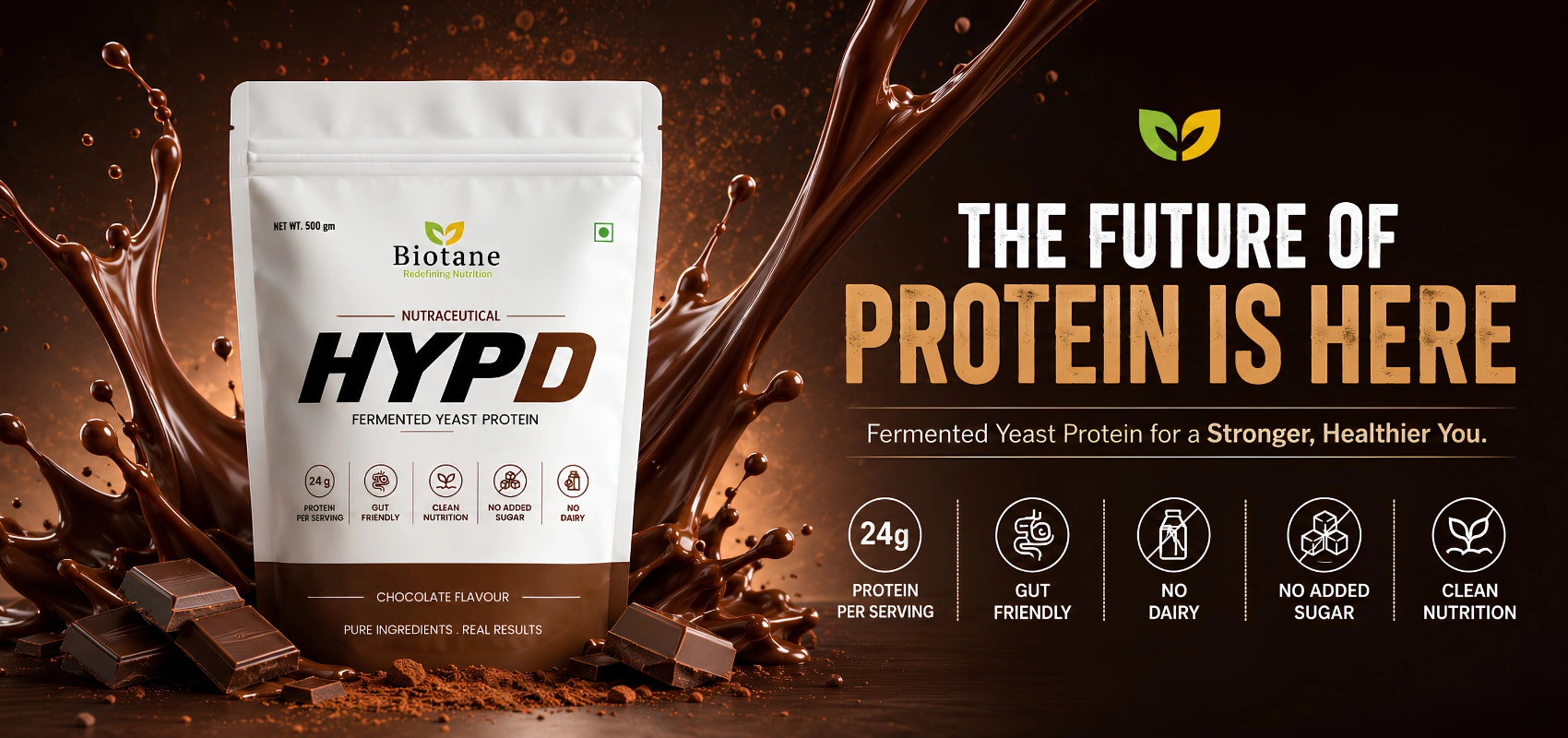 Redefining Protein - Launch Banner