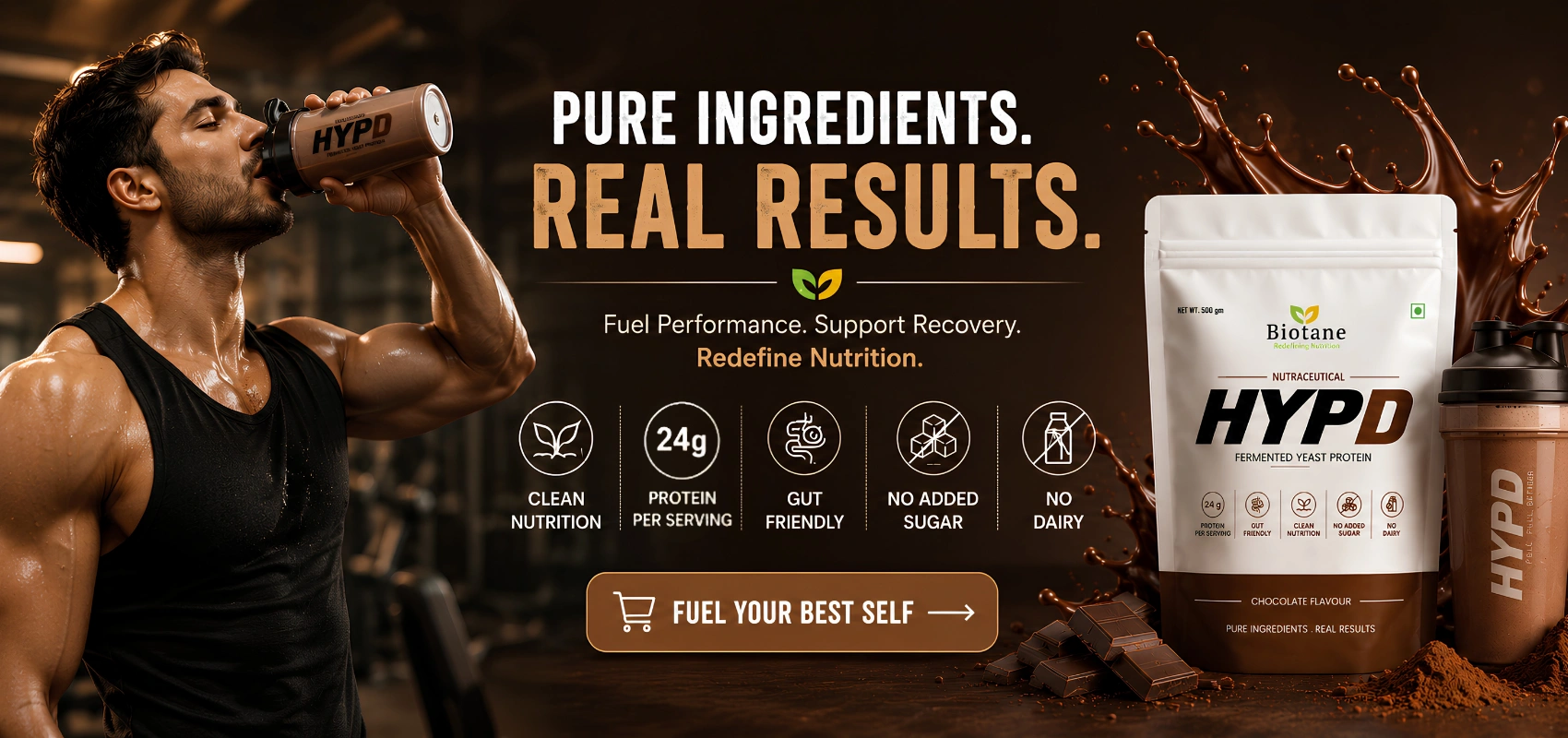 Pure Ingredients, Real Results - Launch Banner