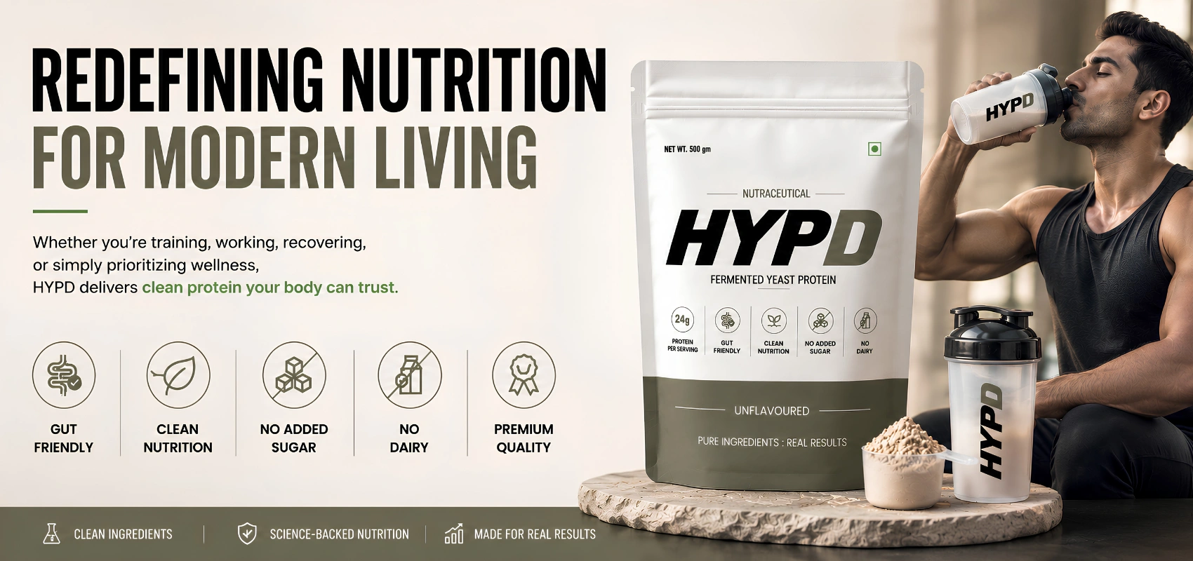 Redefining Nutrition for Modern Living - Launch Banner